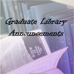 Read more about the article Announcement to graduate students