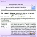 Read more about the article A researcher team From Kerbala University Present A Scientific Research For The impact of cleaner production strategy on Sustainable supply chain performance