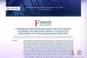 Read more about the article A researcher team from Kerbala University Present a Scientific Research For Comparison between internal and electronic clearing systems for checks