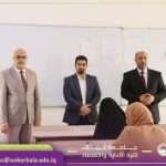 Read more about the article The dean of the Faculty of management and economics at Karbala university conducts a daily supervisory tour to follow up the progress of the final exams