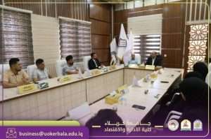 Read more about the article The Dean of the College of Administration and Economics at the University of Karbala Meets the Financial Affairs Division in Preparation for the New Academic Year