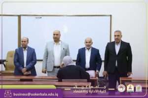 Read more about the article Dean of the College of Administration and Economics at the University of Karbala Oversees the Second-Round Examinations