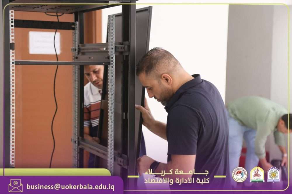 You are currently viewing The Services and Maintenance Division at the College of Administration and Economics – University of Karbala Continues Its Work to Serve College Buildings