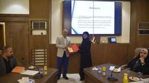 Read more about the article Professor Ilham Nazem Al-Shaibani Participates in a Specialized Workshop on “Business Ethics, the Evolving Concept, and Contemporary Issues in the Age of Artificial Intelligence”