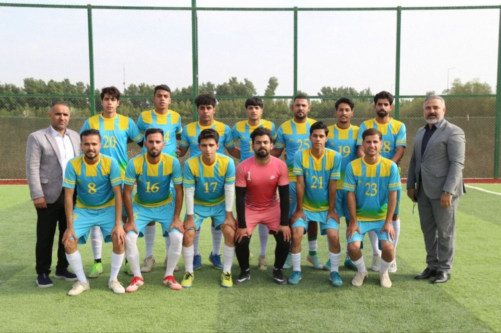 You are currently viewing Victory of the College of Administration and Economics Team at the University of Karbala in the University President’s Five-a-Side Football Championship