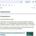 Read more about the article An Academic from the College of Administration and Economics – University of Karbala Publishes a Scientific Book Chapter with Springer Indexed in Scopus