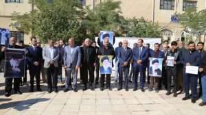 Read more about the article The College of Administration and Economics at the University of Karbala Organizes a Protest Rally Condemning the Crimes that Targeted a Religious Authority, Leader, and Symbol of Islam