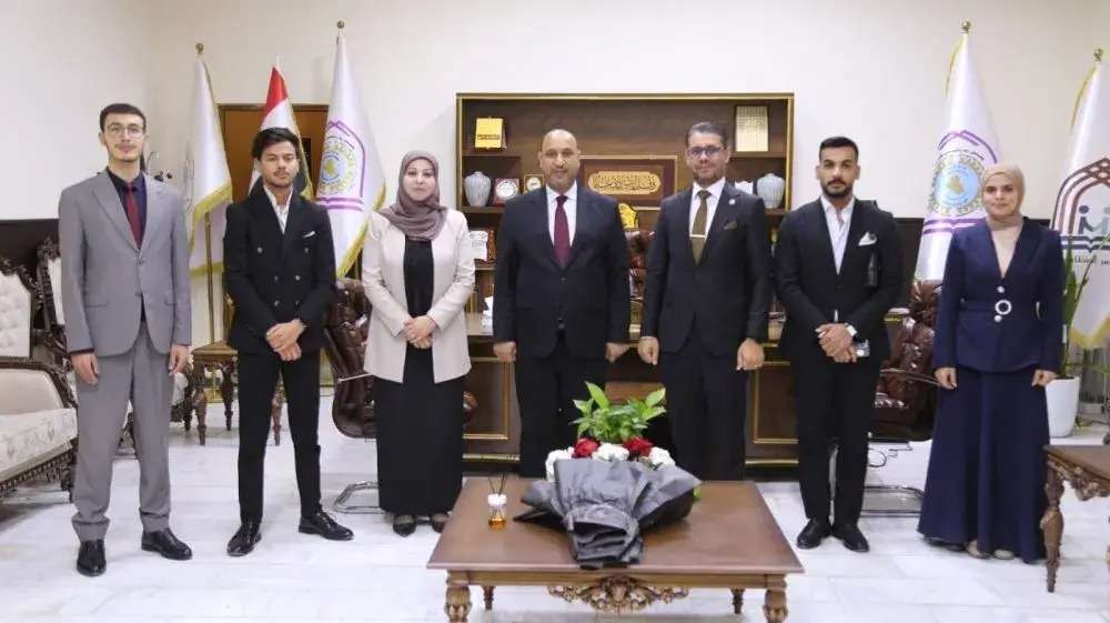 You are currently viewing The Deanship of the College of Business and Economics Hosts the University of Karbala Team Participating in the National Competition for University Debates